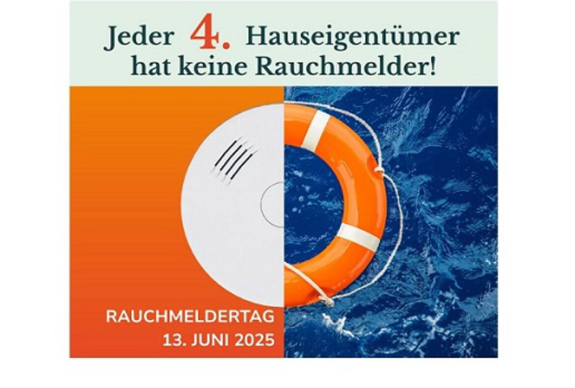 Rauchmeldertag am Freitag, dem 13. Juni 2025